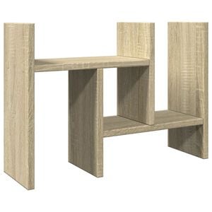 vidaXL Organisateur de bureau ch&ecirc;ne sonoma 34,5x15,5x35,5 cm