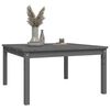 vidaXL Table de jardin gris 82,5x82,5x45 cm bois massif de pin