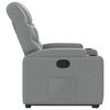 vidaXL Fauteuil inclinable Gris clair Tissu