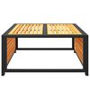 vidaXL Table de jardin 68x68x30 cm bois massif d'acacia