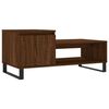 vidaXL Table basse Ch&ecirc;ne marron 100x50x45 cm Bois d'ing&eacute;nierie