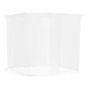vidaXL Moustiquaire suspendue 156 maille blanc 220x120x150 cm