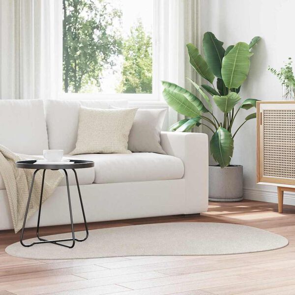 vidaXL Tapis de surface HUARTE Couleur sable 120 x 170 cm Polyester