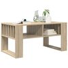 vidaXL Table basse Ch&ecirc;ne Sonoma 92 x 49,5 x 45 cm Bois d'ing&eacute;nierie