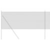 vidaXL Clôture en fil soudé Gris 0.4 x 25 m Acier
