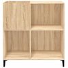 vidaXL Armoire à disques chêne sonoma 84,5x38x89 cm bois d'ingénierie