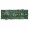vidaXL &Eacute;cran de balcon avec feuilles vert fonc&eacute; 300x100 cm