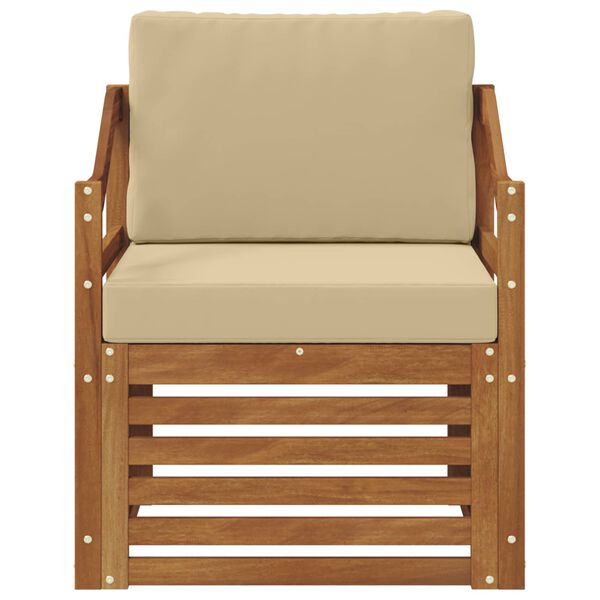 vidaXL Ensemble de canap&eacute;s d'ext&eacute;rieur Naturel 67 x 63 x 73 cm