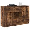 vidaXL Buffet avec tiroir Ch&ecirc;ne fum&eacute; 100 x 30 x 65,6 Bois d'ing&eacute;nierie