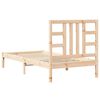 vidaXL Cadre de lit sans matelas 90x190 cm bois massif
