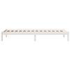 vidaXL Cadre de lit extra long sans matelas 100x210 cm bois massif pin