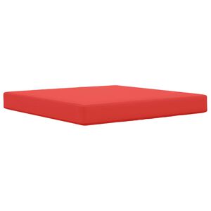 vidaXL Coussin de canap&eacute; d'ext&eacute;rieur Rouge 80 x 80 x 8 cm Polyester