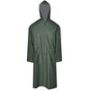 vidaXL Manteau de pluie long imperm&eacute;able r&eacute;sistant &agrave; capuche vert L
