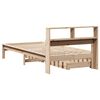 vidaXL Lit bibliothèque sans matelas 75x190 cm bois de pin massif
