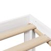 vidaXL Cadre de lit avec t&ecirc;te de lit sans matelas blanc 120x200 cm