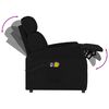 vidaXL Fauteuil électrique de massage Noir Tissu