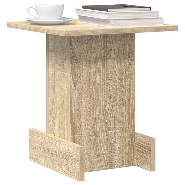 vidaXL Table d'appoint Ch&ecirc;ne Sonoma 35,5 x 35 x 40 cm