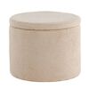 Venture Home Pouf Dunken 51x51x43 cm Teddy Beige