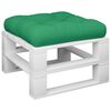 vidaXL Coussin de palette vert 60x60x12 cm tissu