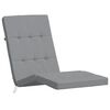 vidaXL Coussins de chaise longue lot de 2 gris tissu oxford