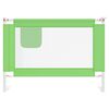 vidaXL Barrière de sécurité de lit enfant Vert 90x25 cm Tissu