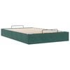 vidaXL Cadre de lit ottoman sans matelas vert fonc&eacute; 120x200 cm velours