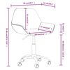vidaXL Chaise pivotante de bureau Gris clair Tissu