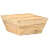 vidaXL Table basse en forme de V 66x66x30 cm Bois de manguier massif