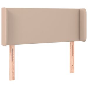 vidaXL T&ecirc;te de lit avec oreilles Cappuccino 83x16x78/88 cm Similicuir