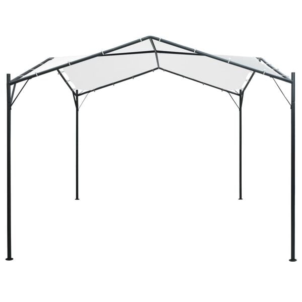 vidaXL Belvédère 3x3x2,6 m Blanc 180 g/m²