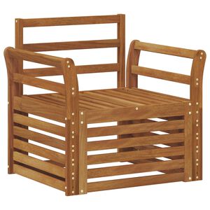 vidaXL Canap&eacute; d&rsquo;ext&eacute;rieur Bois d'Acacia Massif Naturel