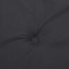 vidaXL Coussin de banc de jardin noir 100x50x4 cm tissu oxford