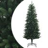 vidaXL Artificial Hinged Christmas Tree 120 cm PE et PVC Vert