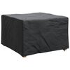 vidaXL Housse pour meubles Uni Noir 60 x 60 x 45 cm tissu