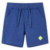 vidaXL Short pour enfants &agrave; cordon de serrage m&eacute;lange bleu 116