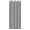 vidaXL Rideaux en voile avec œillets 2 pcs gris clair 140x225 cm