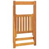 vidaXL Chaises pliables de jardin lot de 8 Bois d'acacia massif