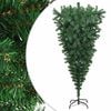 vidaXL Sapins de No&euml;l PVC, Steel Vert
