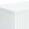 vidaXL Table console Blanc Brillant 155 x 29 x 74 cm Bois d&rsquo;ing&eacute;nierie