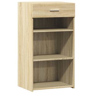 vidaXL Buffet ch&ecirc;ne sonoma 50x42,5x93 cm bois d'ing&eacute;nierie