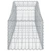 vidaXL Paniers &agrave; gabions arqu&eacute;s 50 pcs 200x50x40/60 cm fer galvanis&eacute;