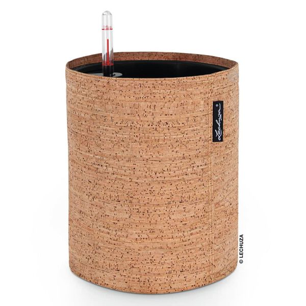 LECHUZA Jardini&egrave;re TRENDCOVER 23 Cork ALL-IN-ONE Naturel clair