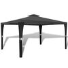 vidaXL Tonnelle avec toit 3x4 m Gris fonc&eacute;