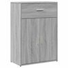 vidaXL Buffet sonoma gris 60x30x84 cm bois d'ing&eacute;nierie