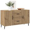 vidaXL Buffet ch&ecirc;ne artisanal 100x36x60 cm bois d'ing&eacute;nierie