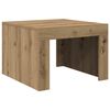 vidaXL Table basse Ch&ecirc;ne artisanal 50 x 50 x 35 cm Bois d'ing&eacute;nierie