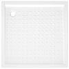 vidaXL Receveur de douche avec picots Blanc 90x90x4 cm ABS