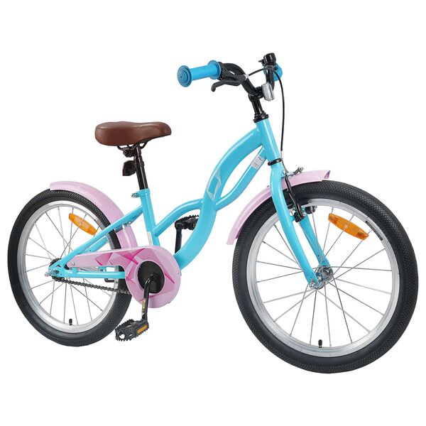 vidaXL V&eacute;lo pour Enfants 18 Pouces pour les 5-7 ans Bleu clair