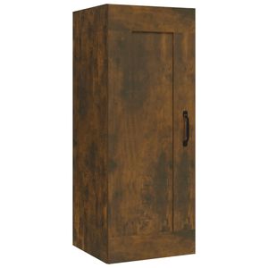 vidaXL Armoire suspendue Ch&ecirc;ne fum&eacute; 35x34x90 cm Bois d'ing&eacute;nierie