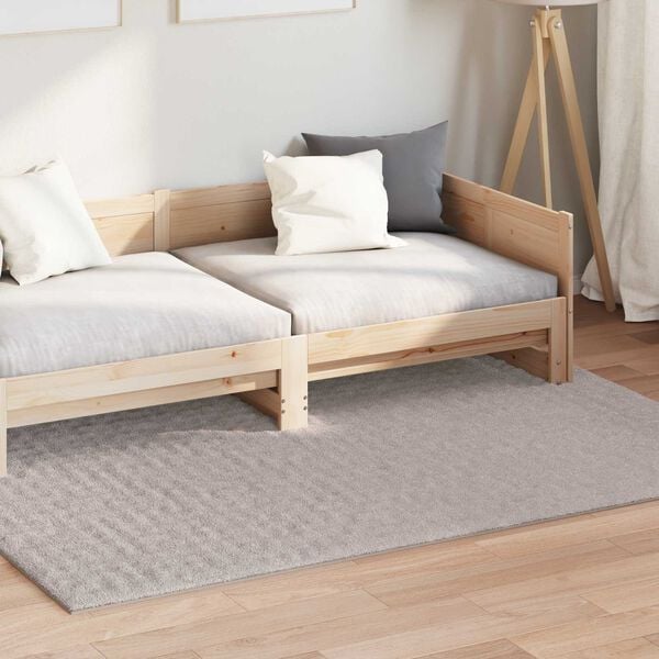 vidaXL Tapis de surface HUARTE Sable 170 x 120 cm Polyester